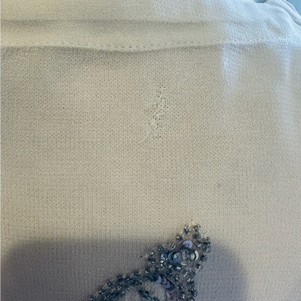 Chan Luu white Blouse with Intricate Embroidery - Picture 5 of 7